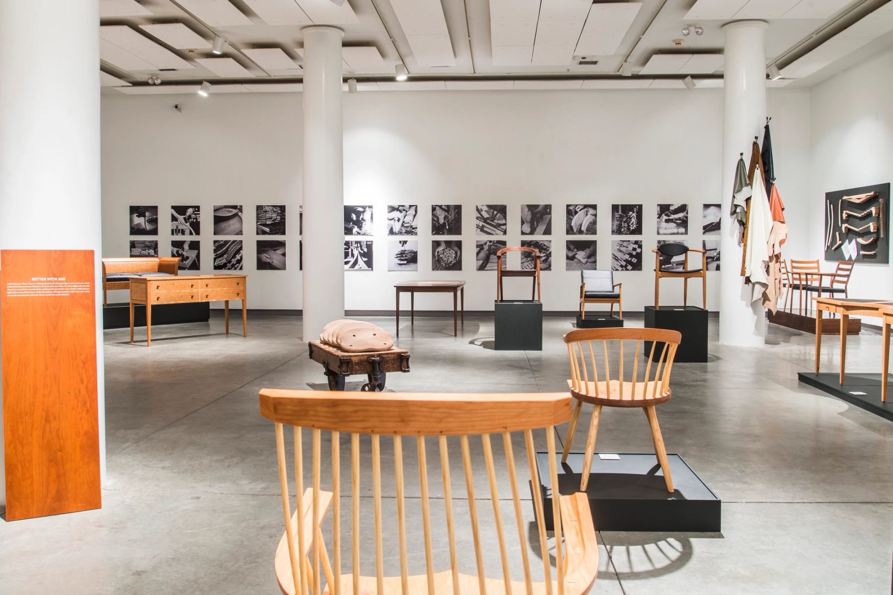 Thomas Moser: Legacy in Wood installation view.