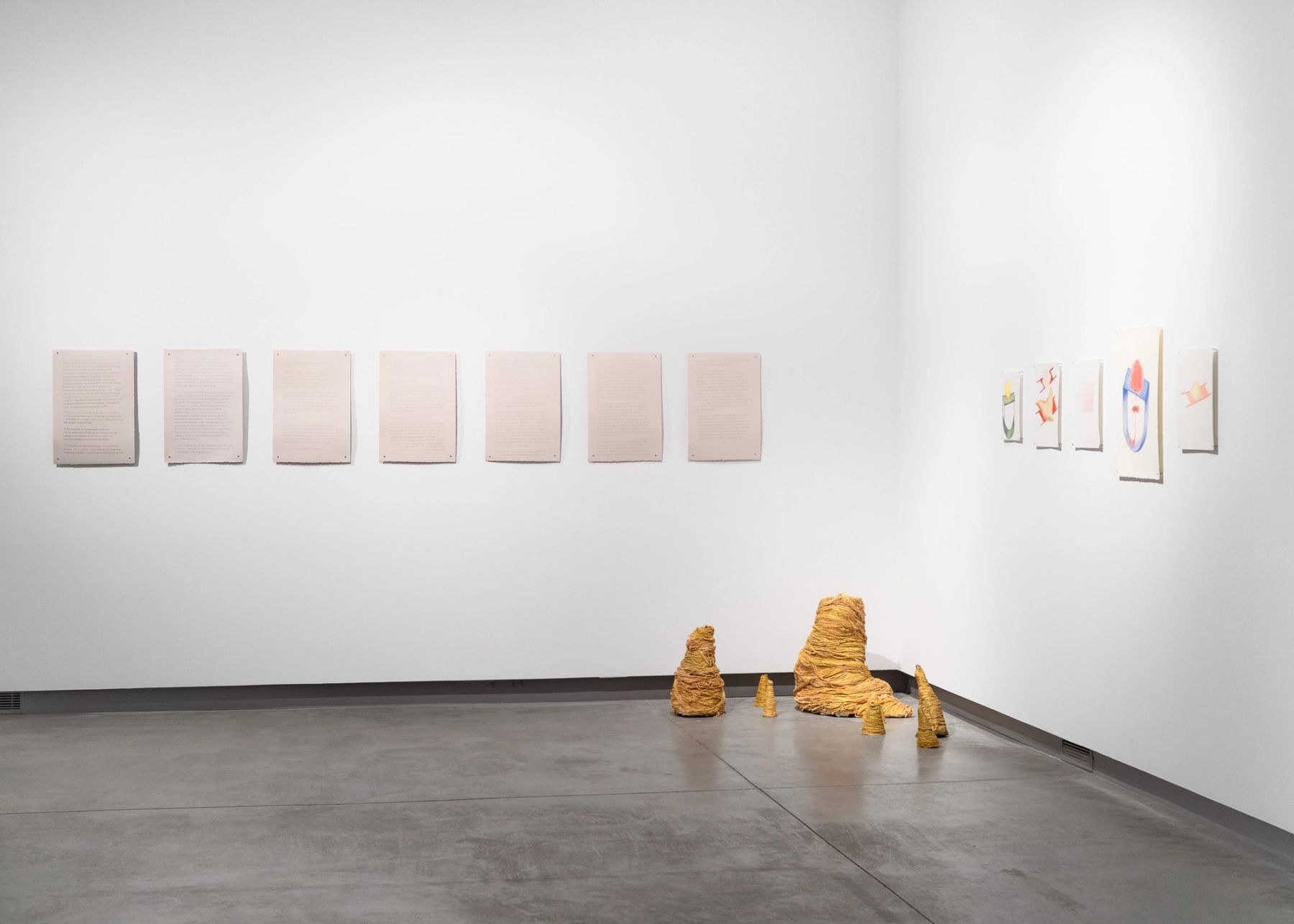Sorry We Missed You installation view with work by Chip Barchilon.