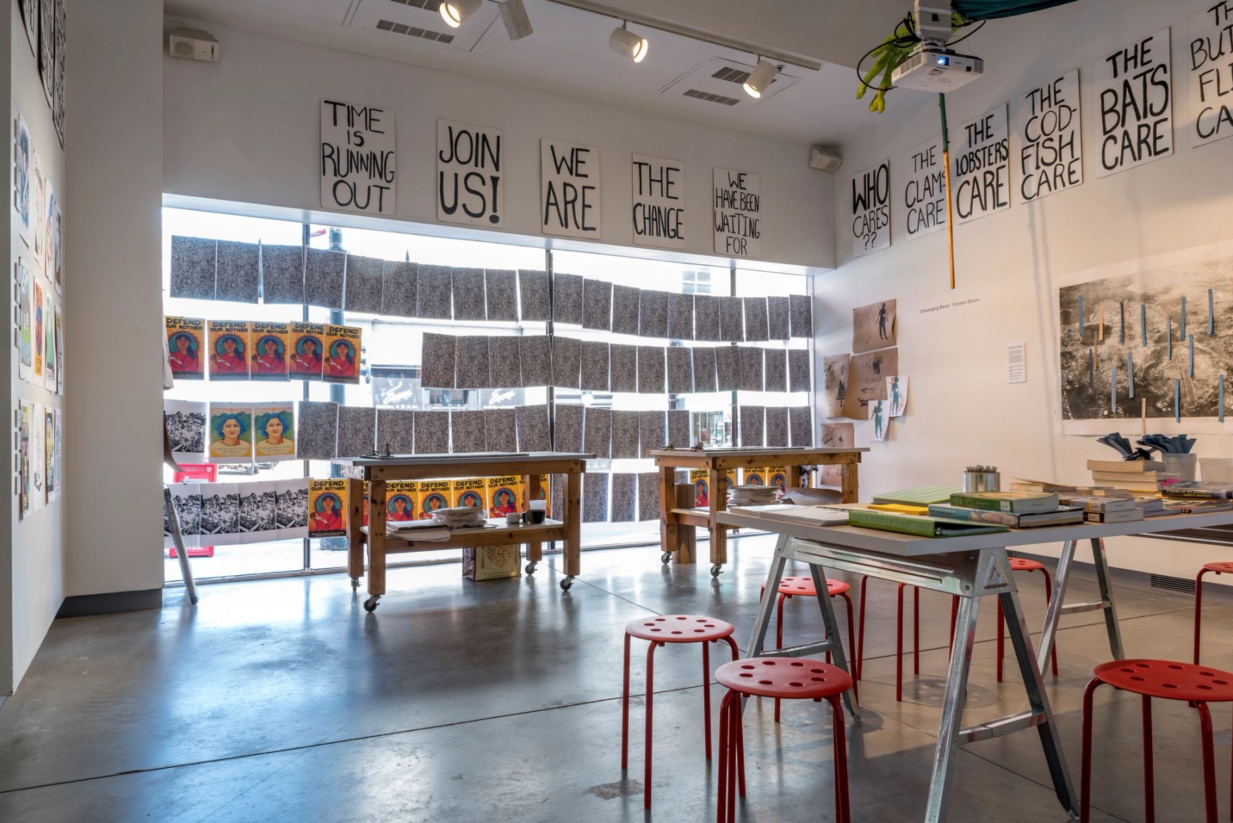Collective Actions installation view.