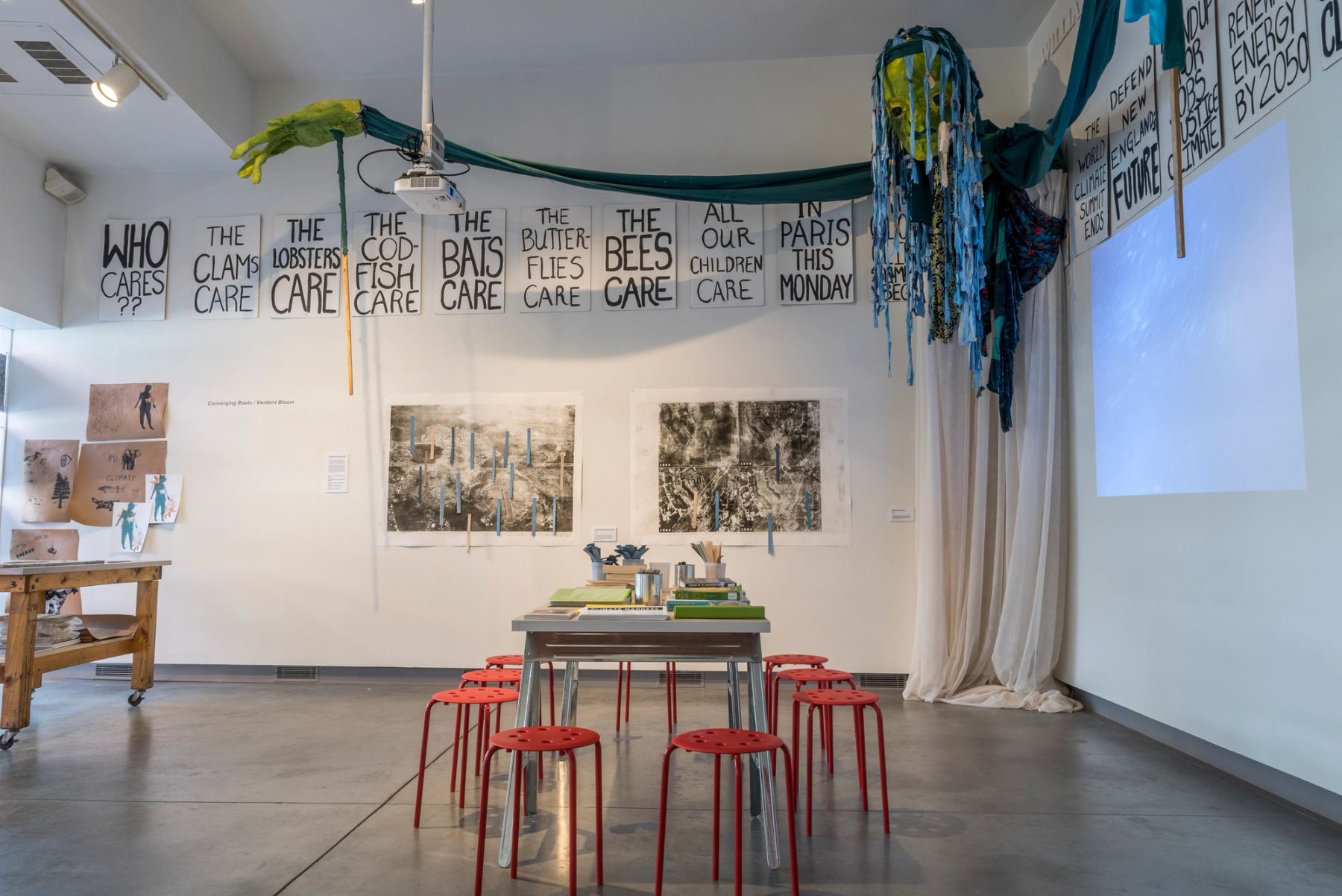 Collective Actions installation view.