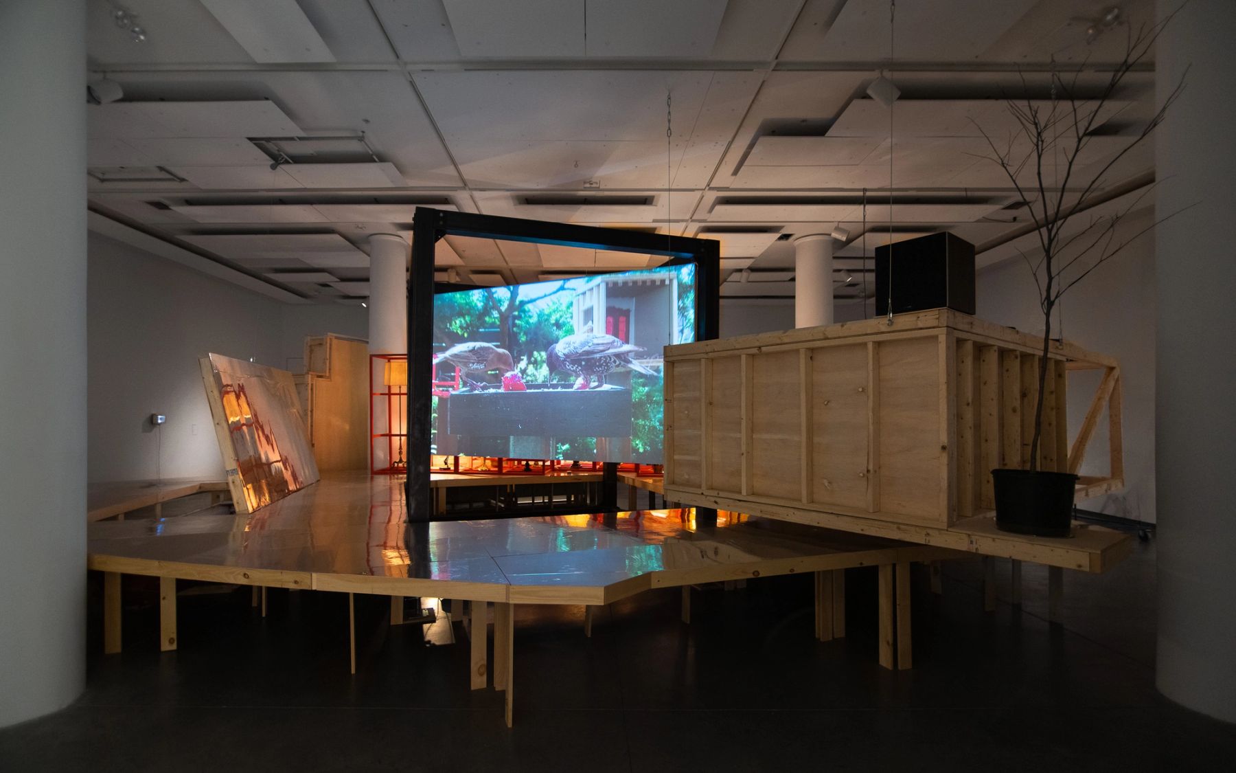 Megan and Murray McMillan, When We Didn't Touch The Ground (photo still), 2012, and Shape of Our Best Intentions (photo still), 2011.