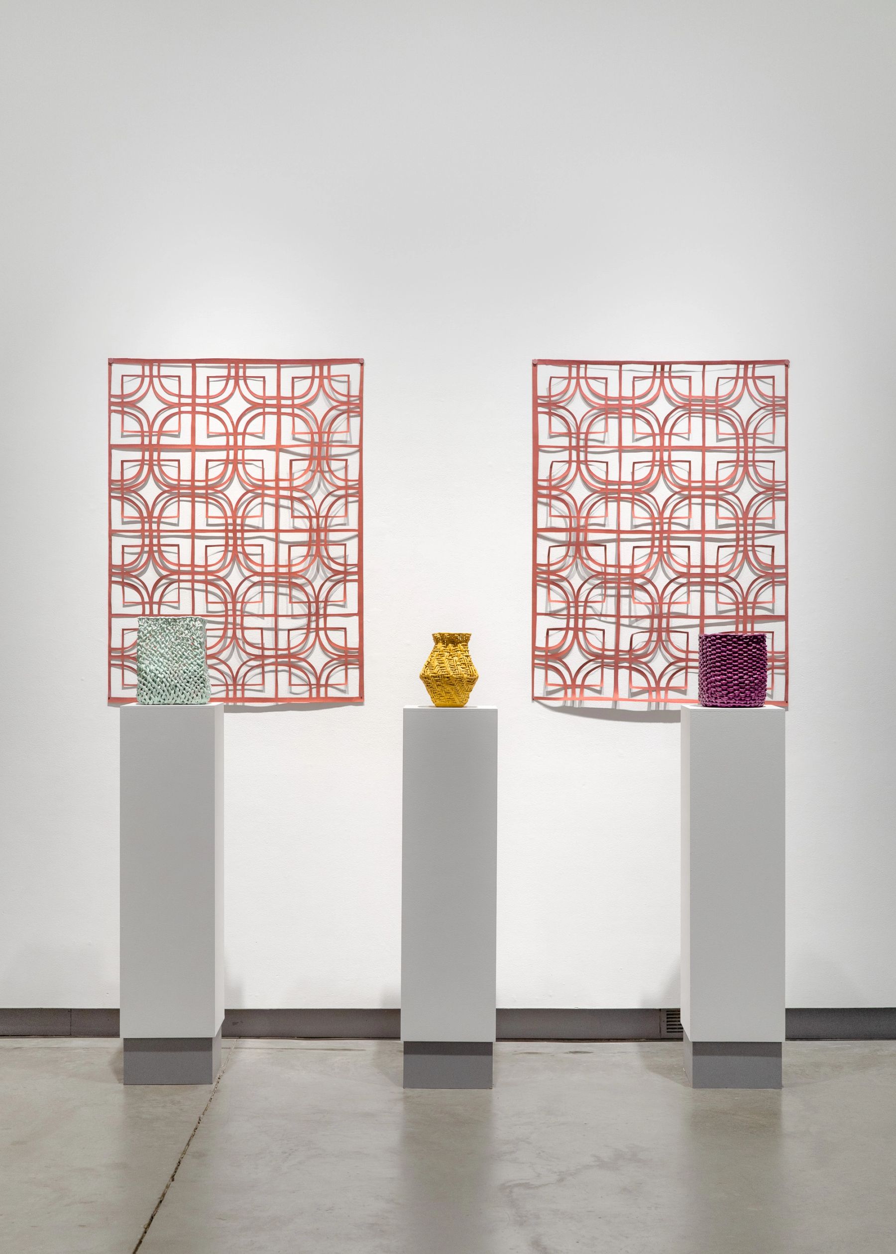 Sorry We Missed You installation view with work by Anna Valenti.