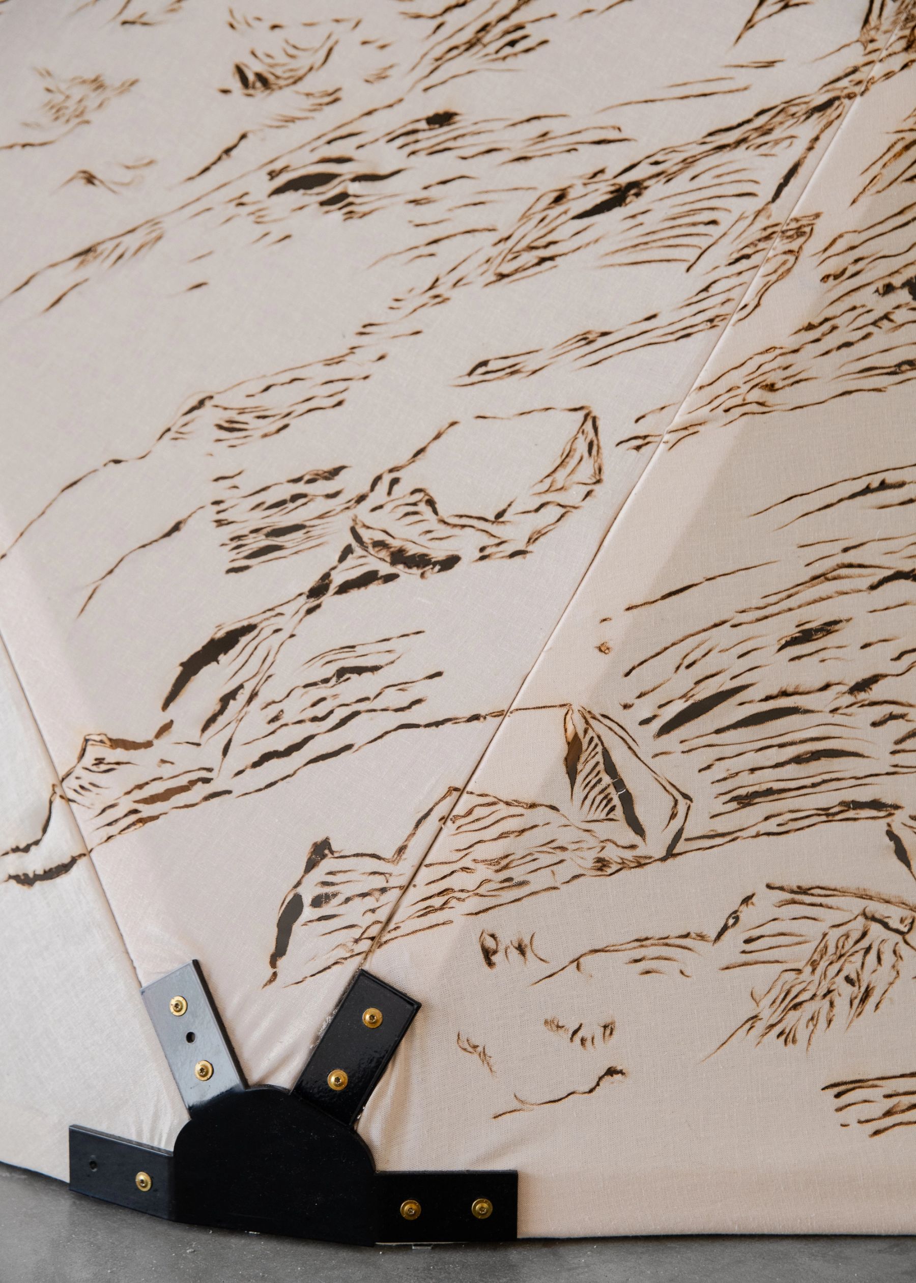 Cole Lu, Home is a maze when no one agrees on time. (Stoicheion) (detail), 2024.