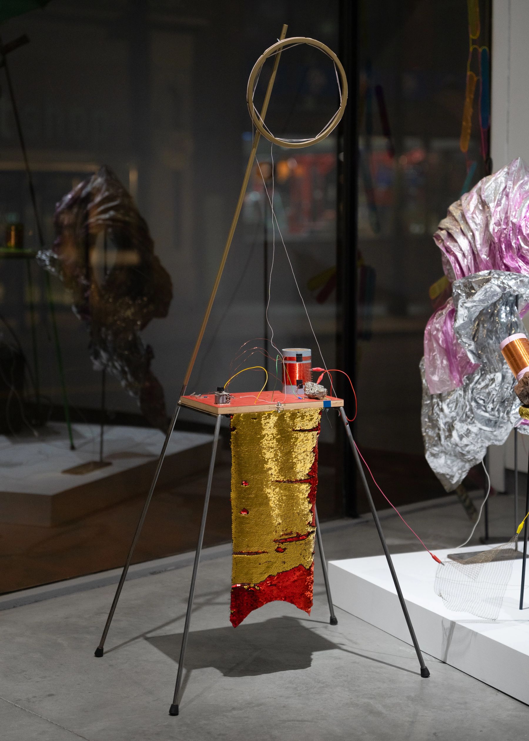 Peter Simensky Pyrite Radio installation view.