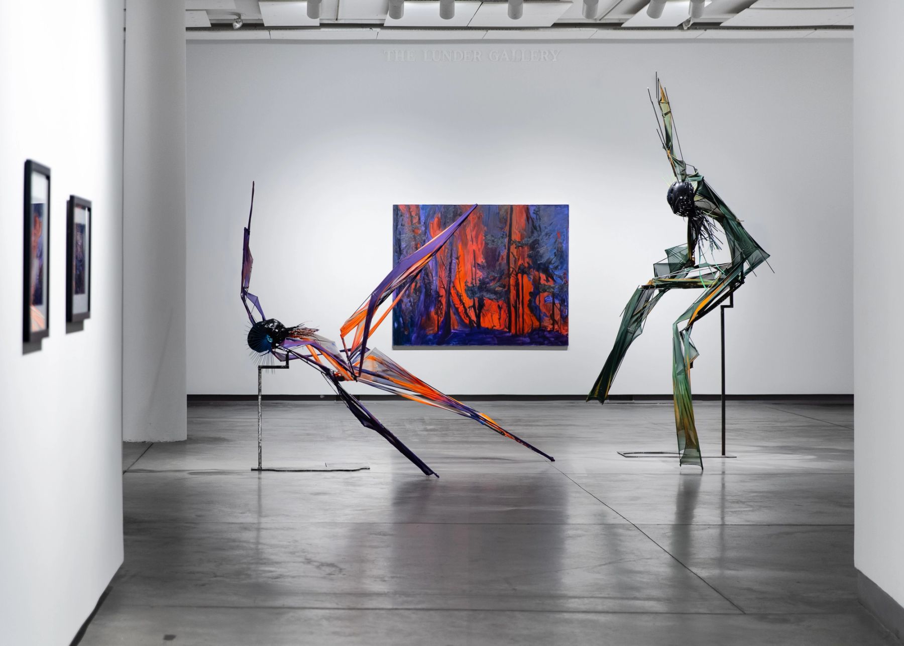 The Last Season on Earth, installation view with works by Benjamin Spalding MFA '17 and Jeane Cohen