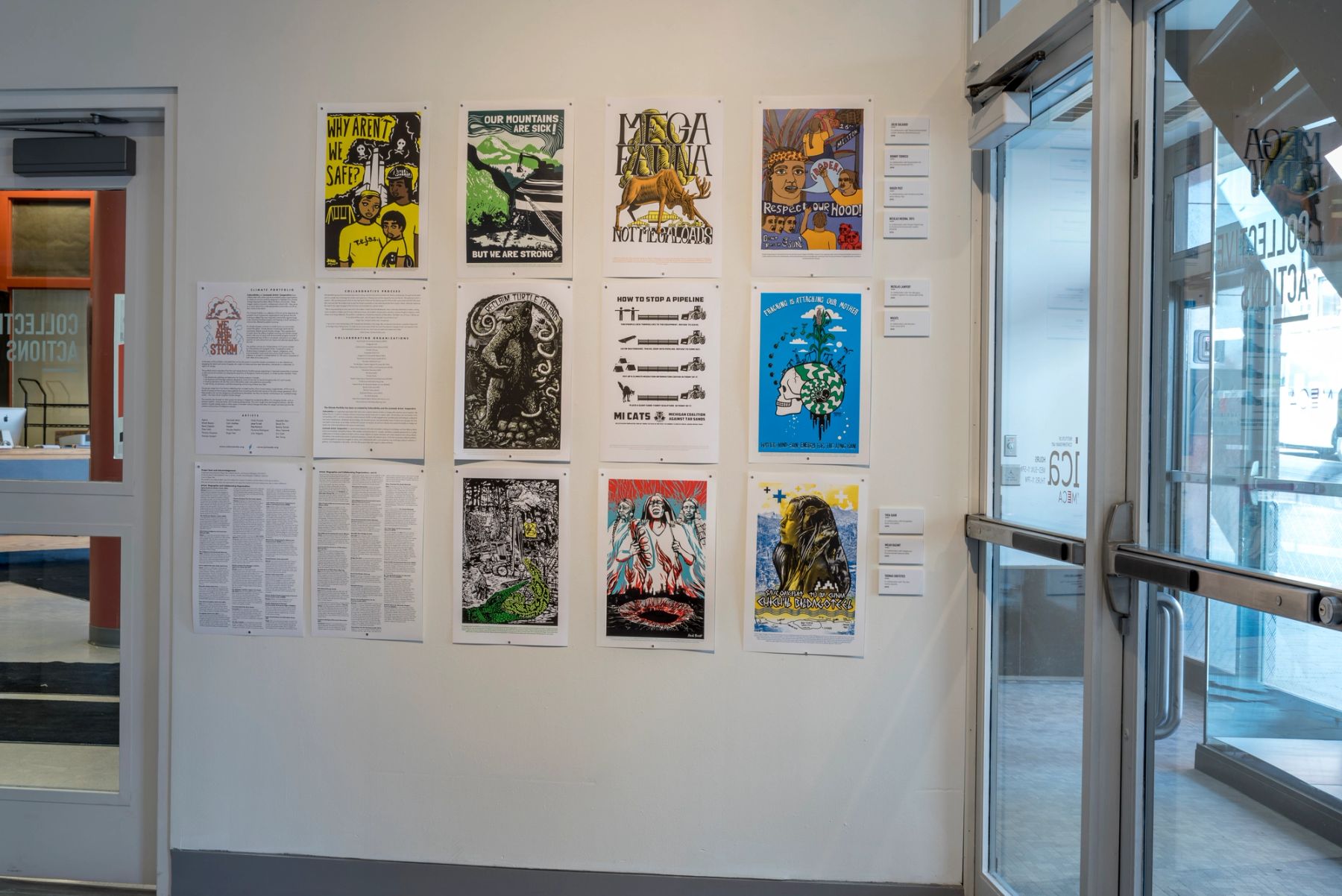 Collective Actions installation view.