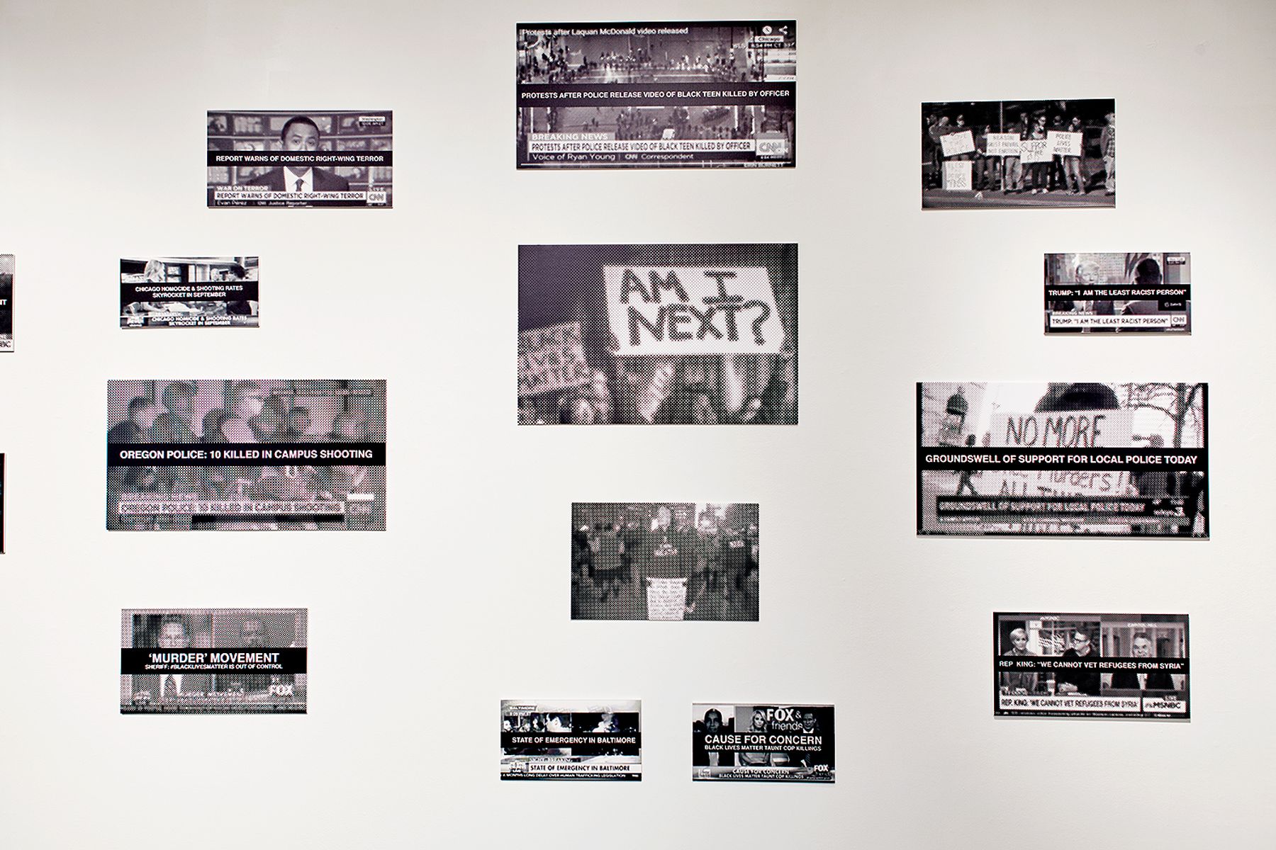 Tinderbox installation view.