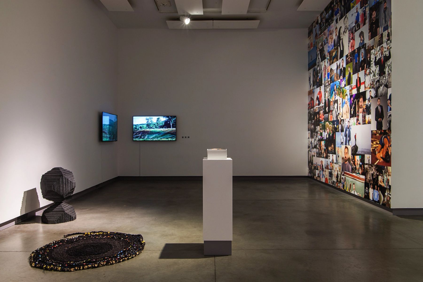 You Never Know How You Look Through Other People's Eyes installation view.