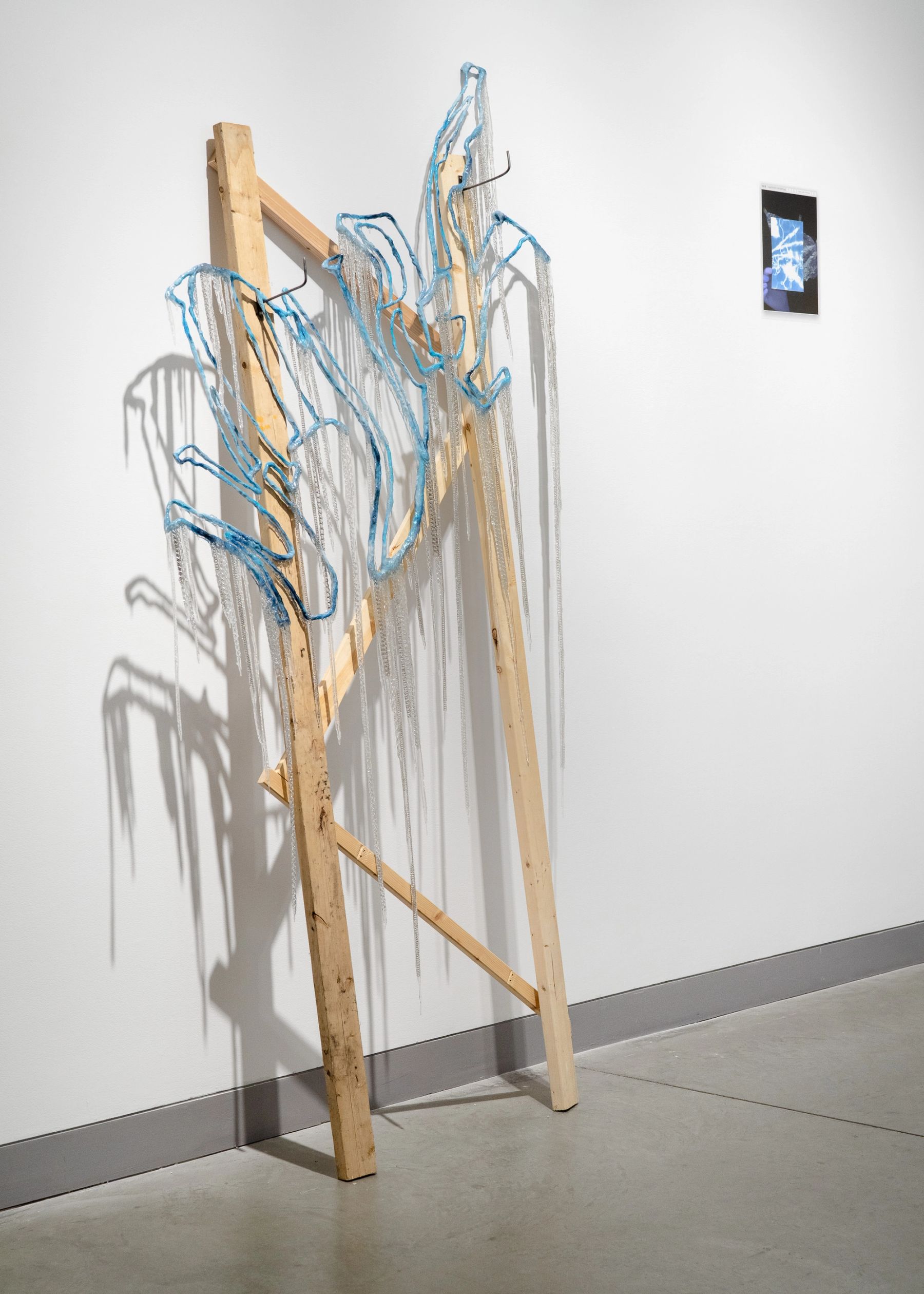 2021 MFA Thesis Exhibition installation view with work by Brian Smith.