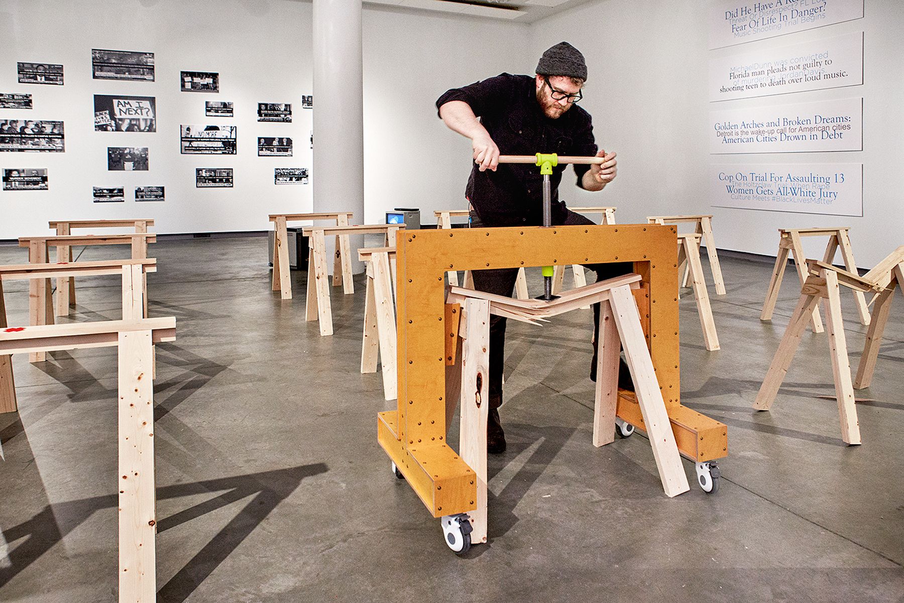 Tinderbox installation view.