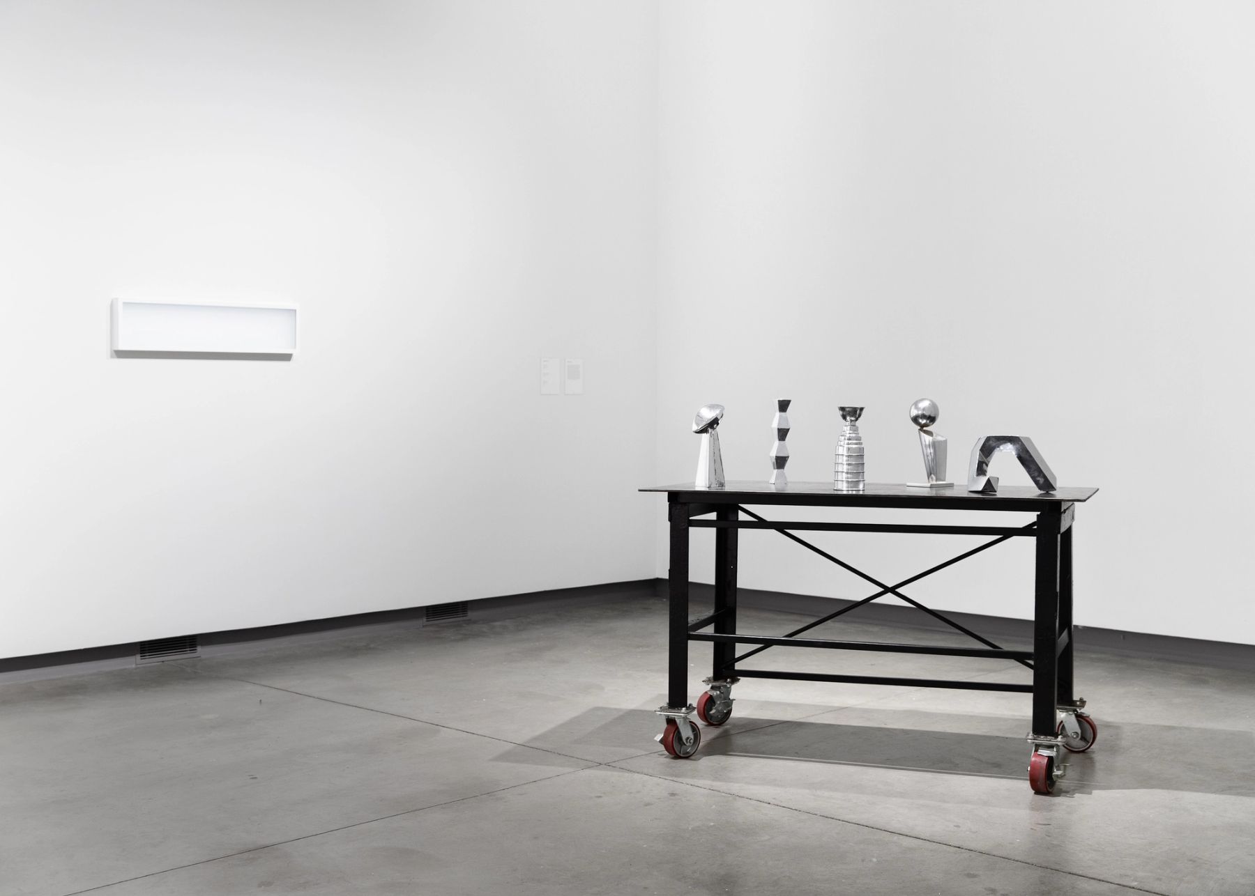 The Last Season on Earth, installation view with works by Ling-Wen Tsai and Joshua Reiman