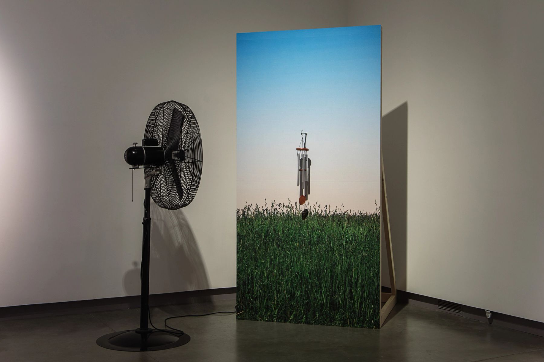 You Never Know How You Look Through Other People's Eyes installation view with work by Lilly McElroy.