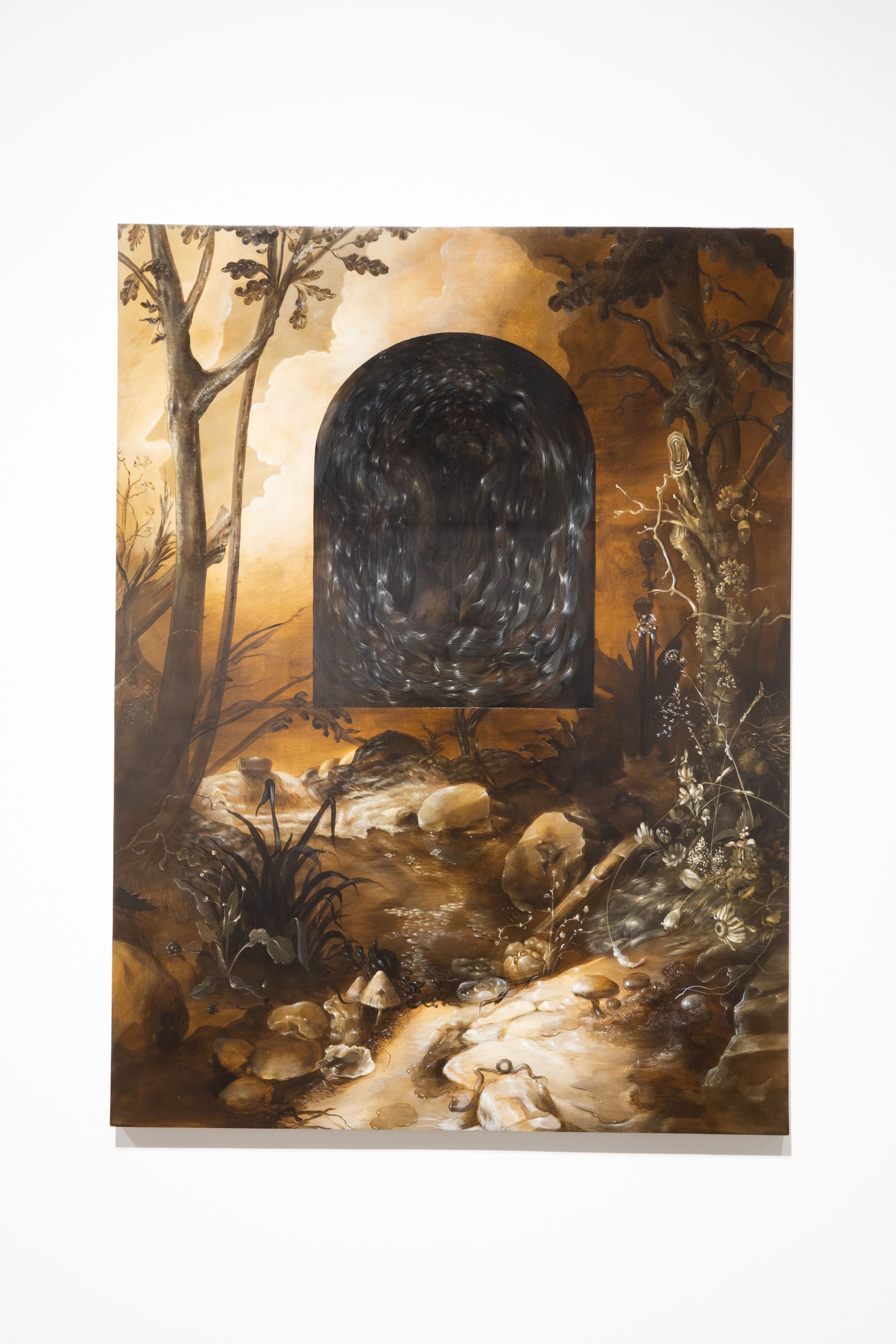 Nicole Duennebier '05, Swamp Structure, 2024.