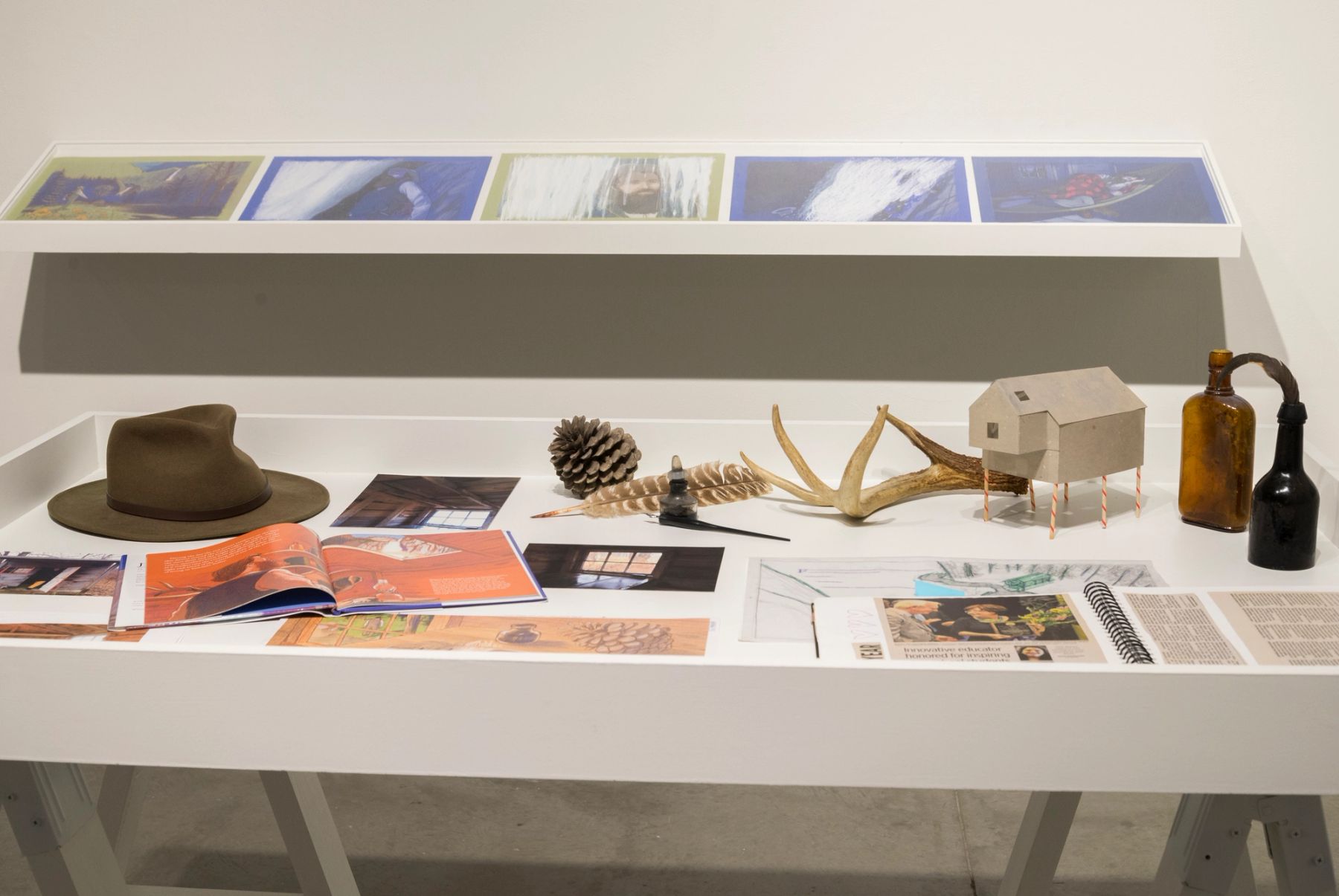 Bounty: 2016 MECA Faculty Biennial installation view.
