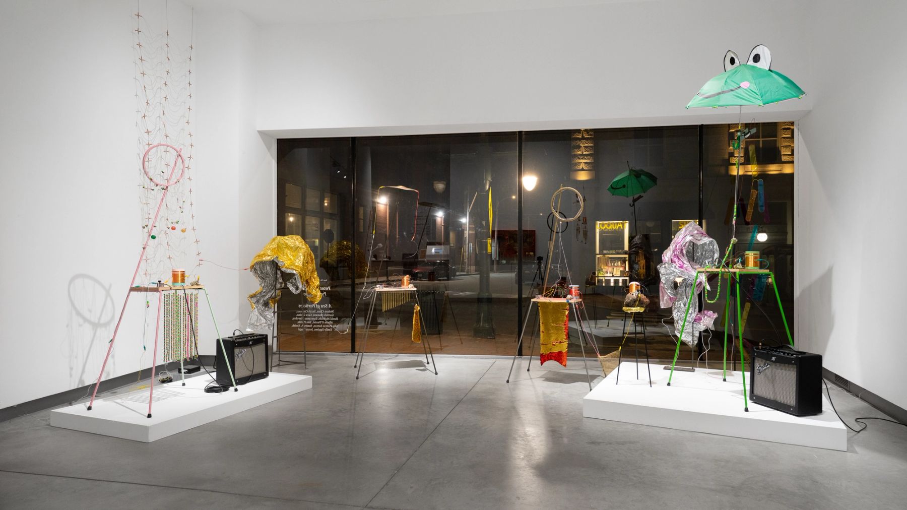 Peter Simensky Pyrite Radio installation view.