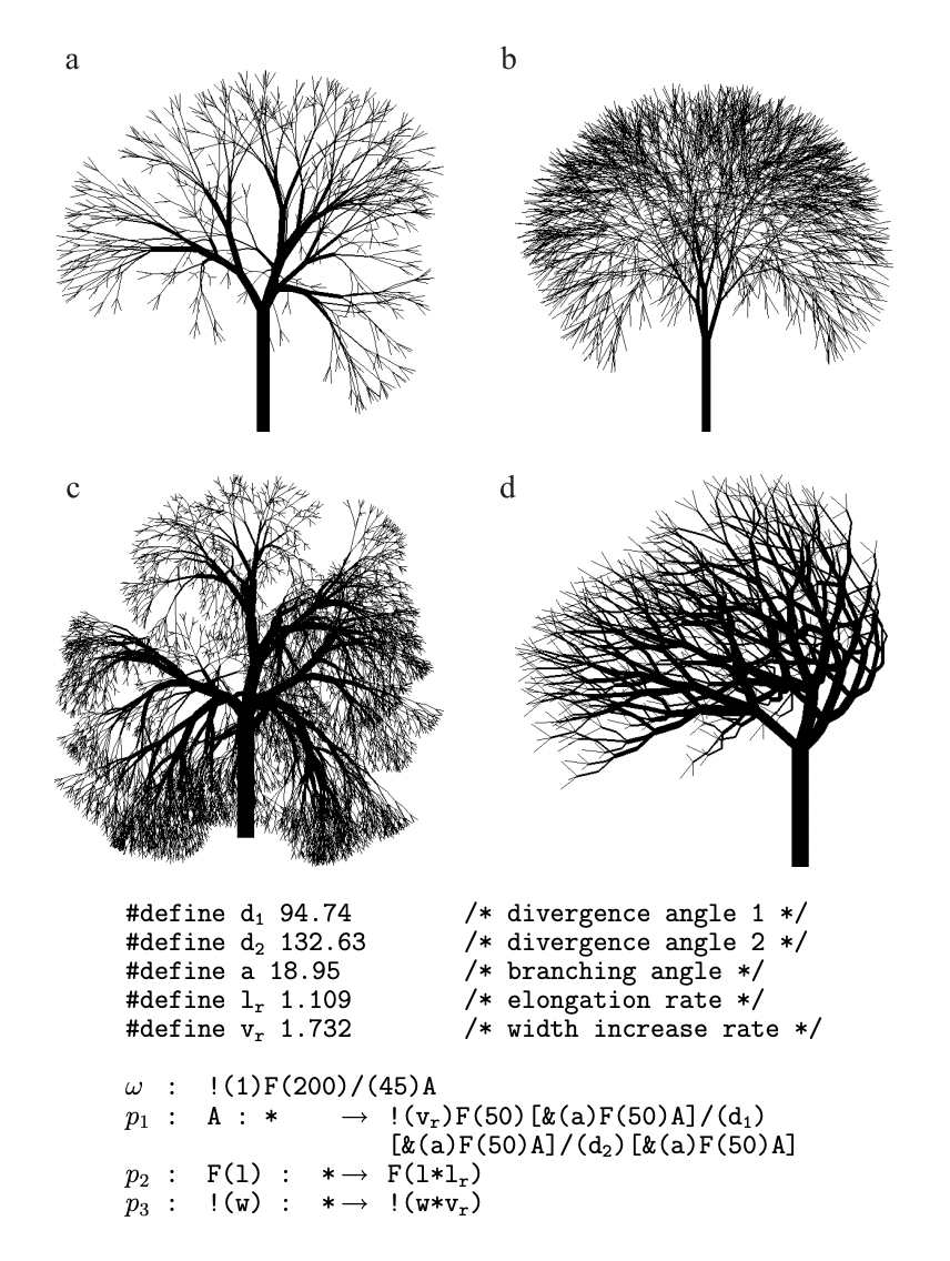 The Algorithmic Beauty of Plants