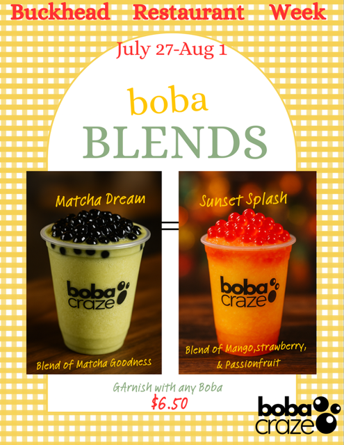 Interior of Boba Craze