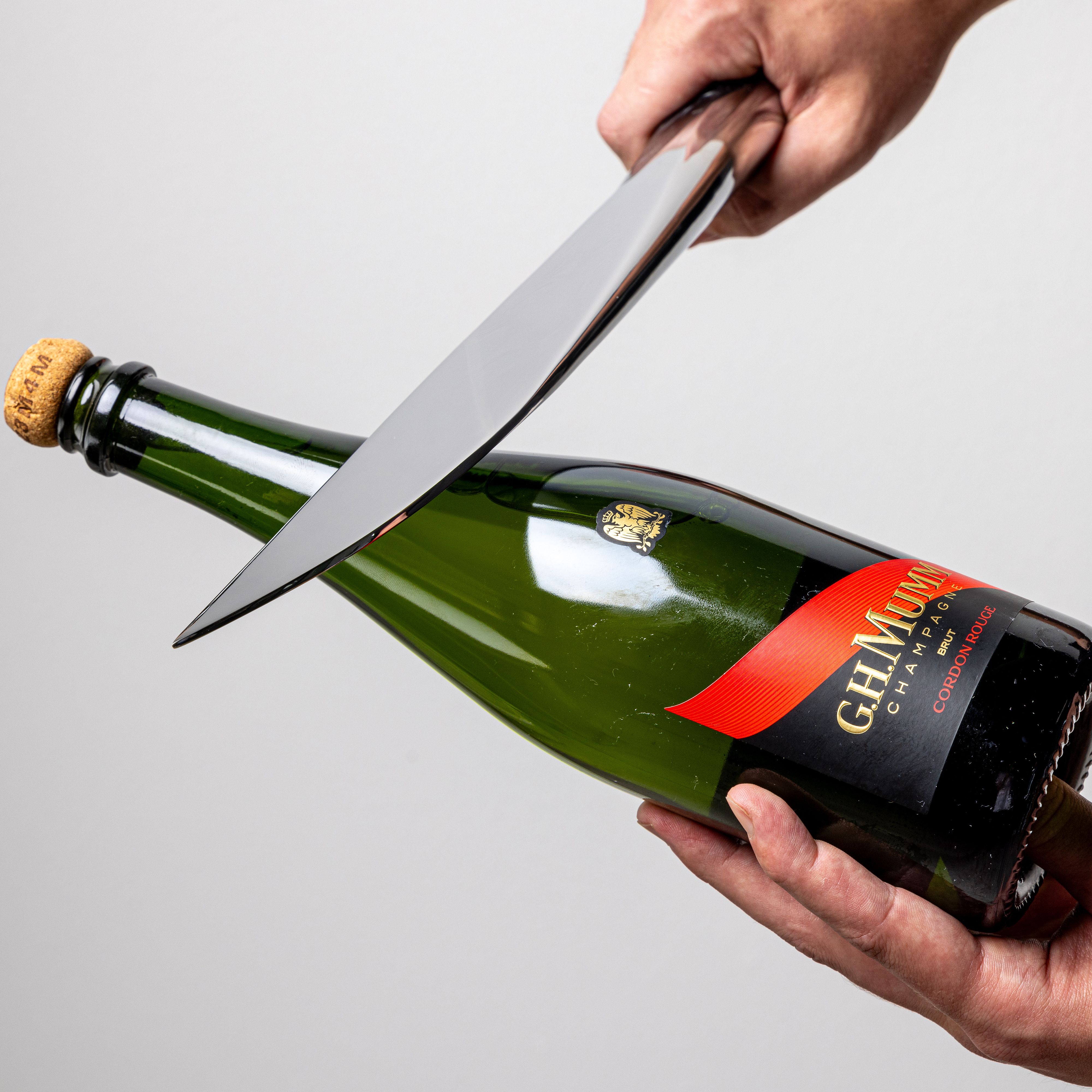 Champagne sabre with Mumm