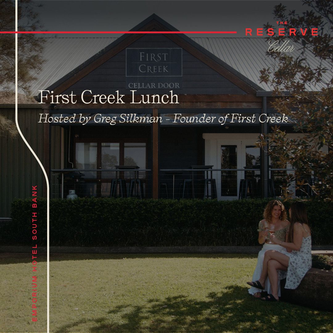 First Creek winery location with event graphic overlay