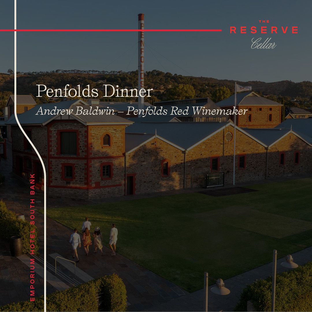 Penfolds wine dinner event graphic