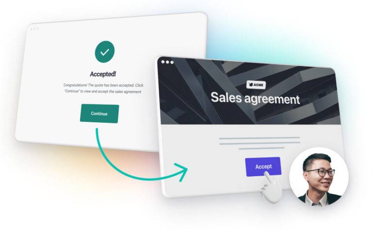 directing buyers to a different qwilr page