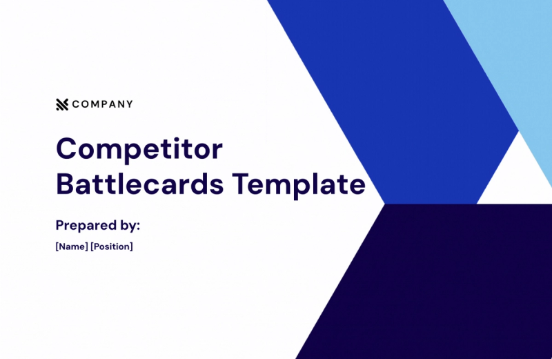 Preview of Competitor Battlecards Template