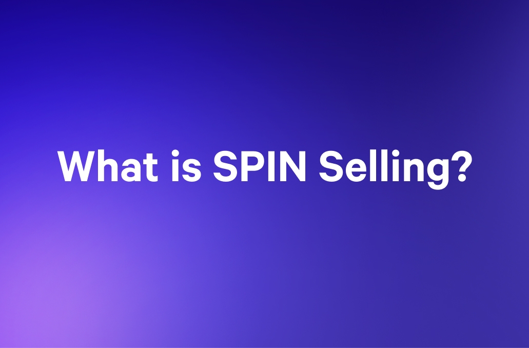 what is spin selling ? is written on a purple background .