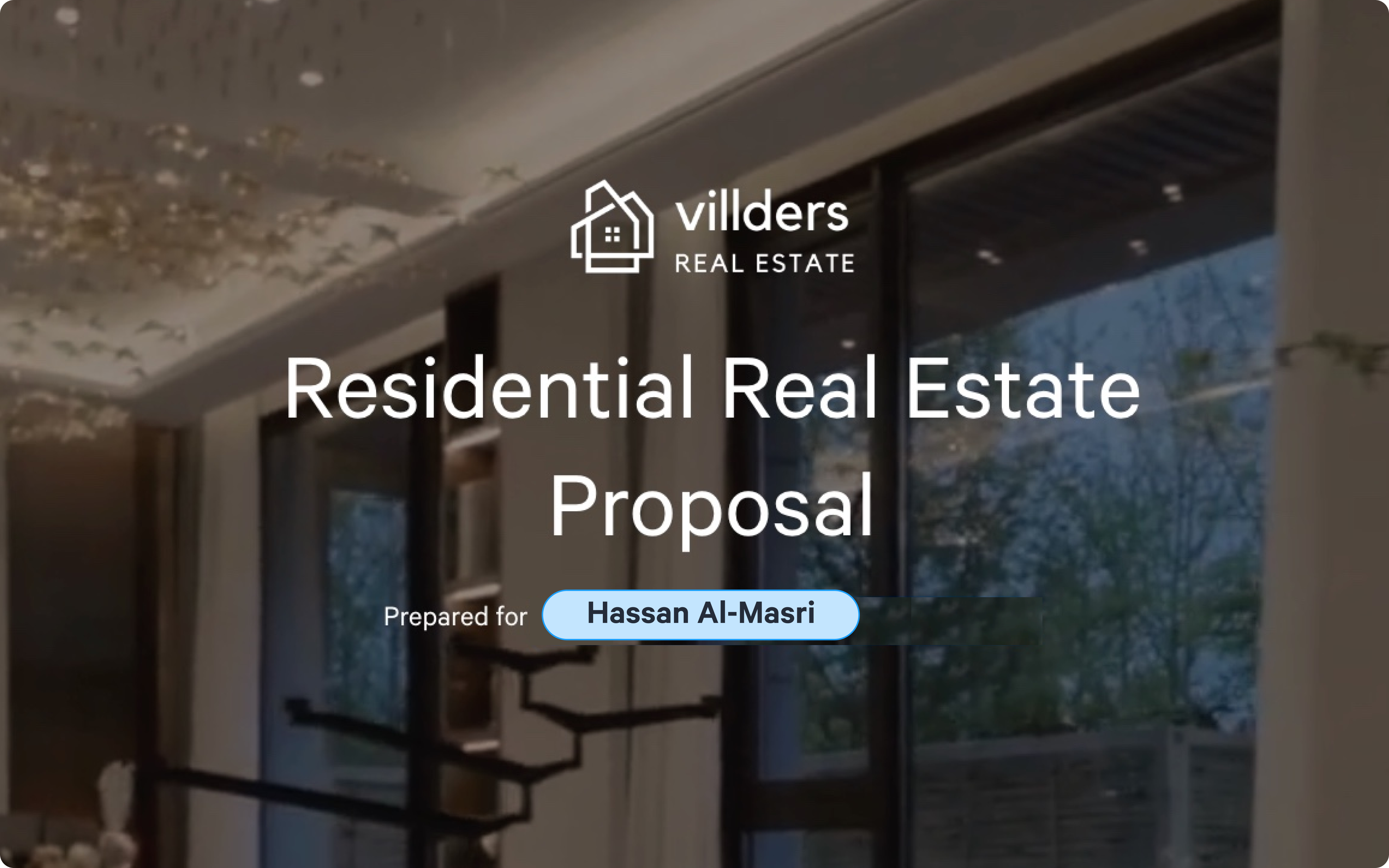 vilders real estate residential real estate proposal prepared for hassan al-masri