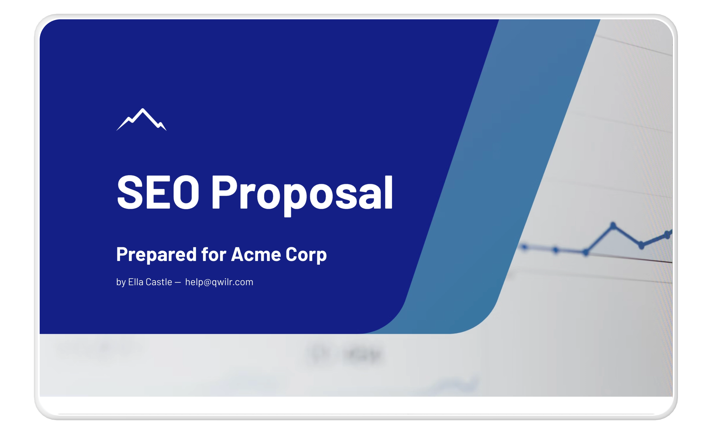 SEO Proposal Example