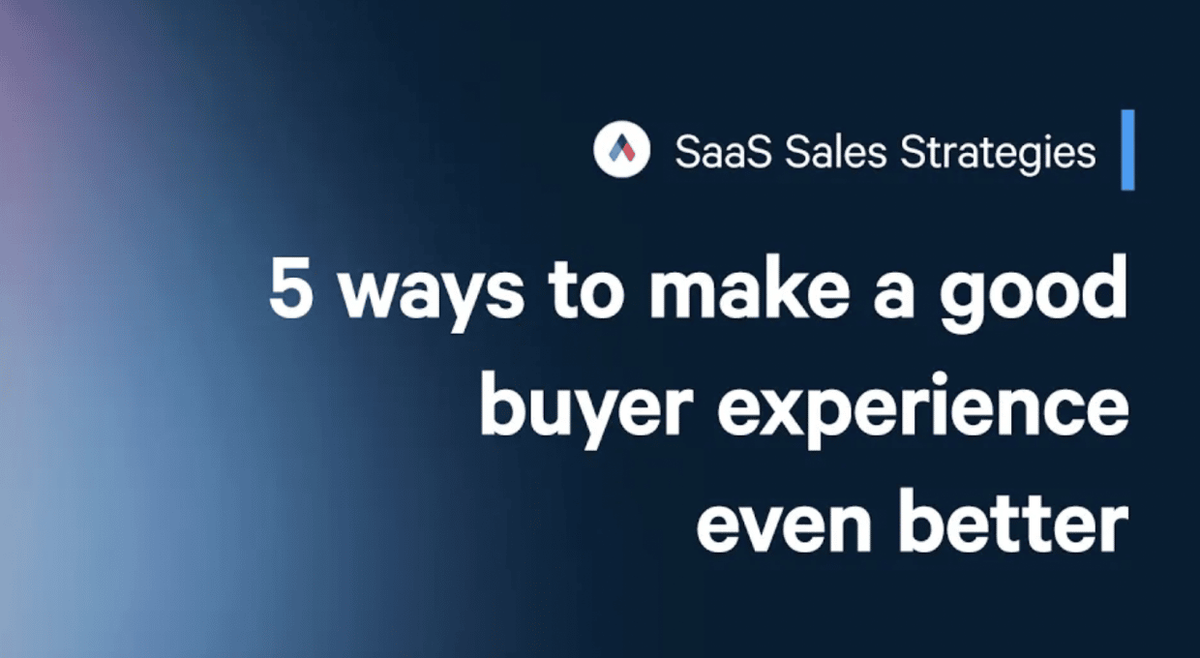 5 ways to make a good buyer experience even better