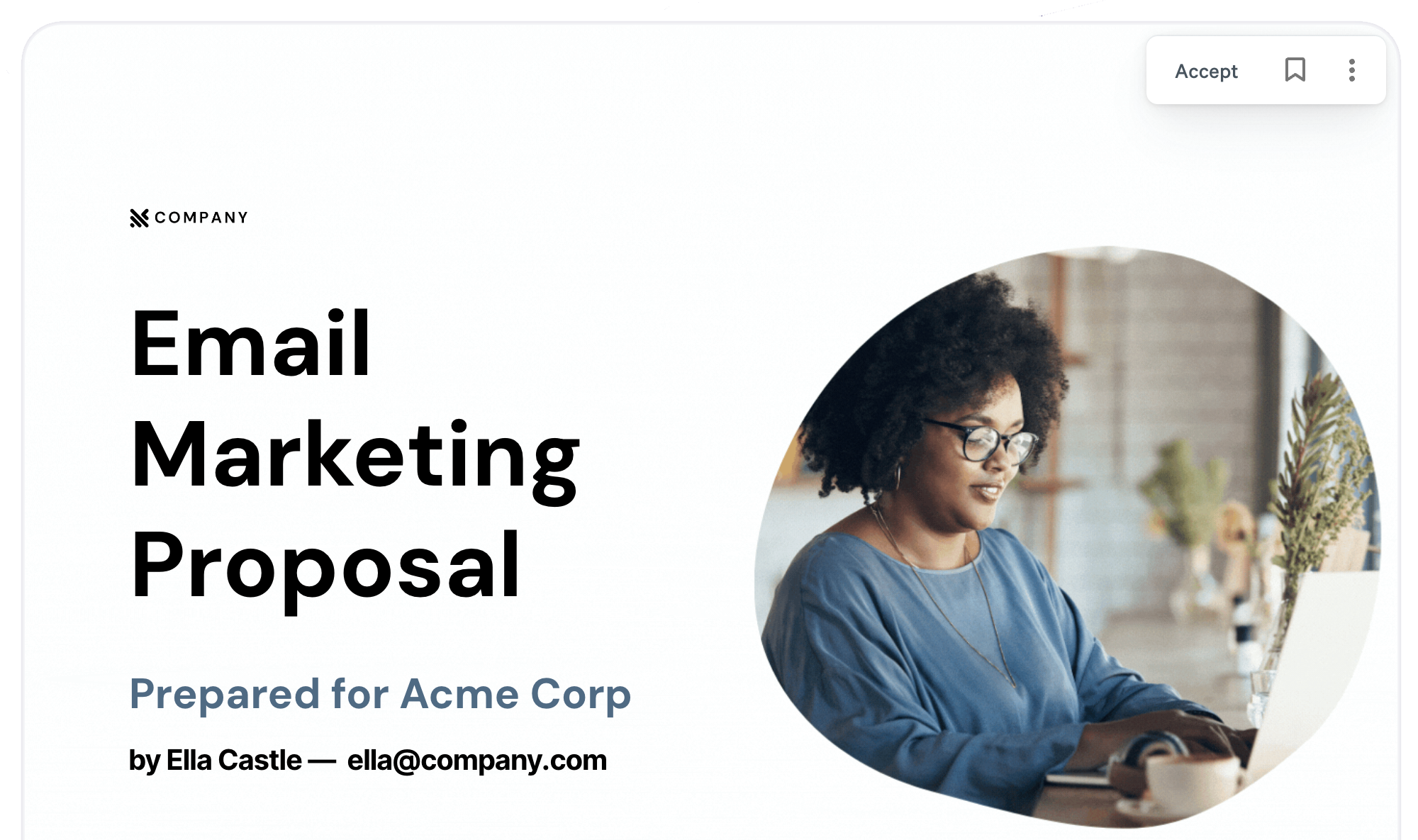 Email Marketing Proposal Template