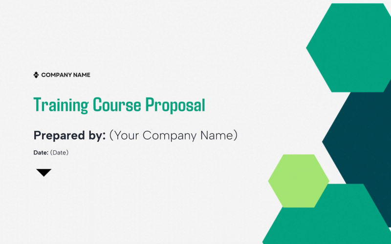 Preview of Training Course Proposal Template