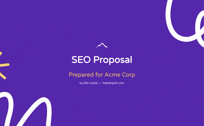 Preview of SEO Proposal Template