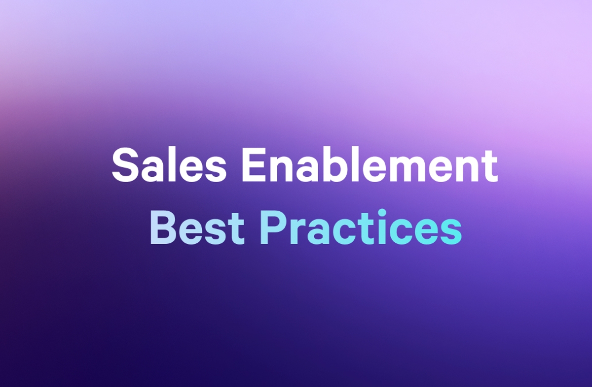 Sales Enablement Best Practices
