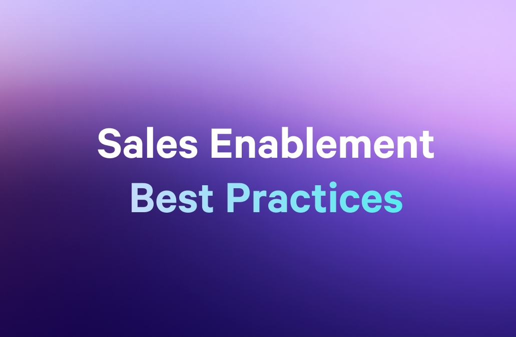Sales Enablement Best Practices