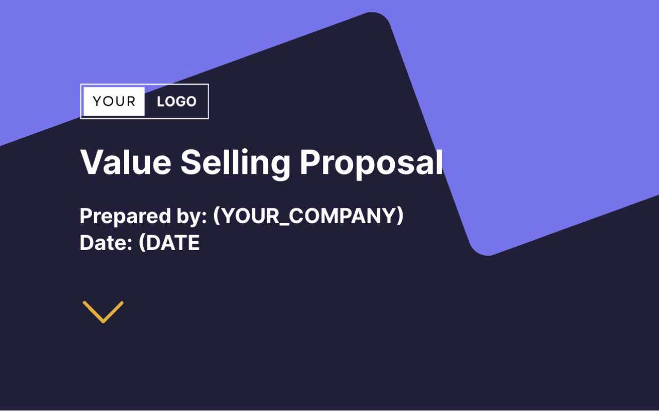 Value Selling Proposal Template