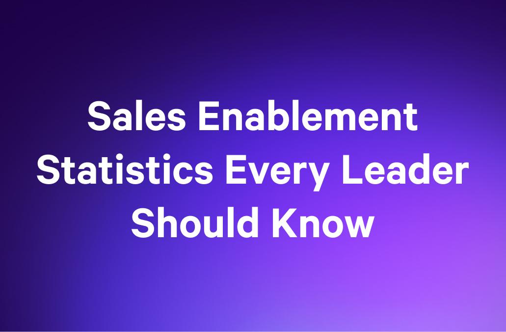 Sales Enablement Statistics Every Leader Should Know
