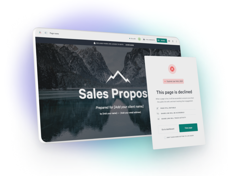 learnings from declined pages
