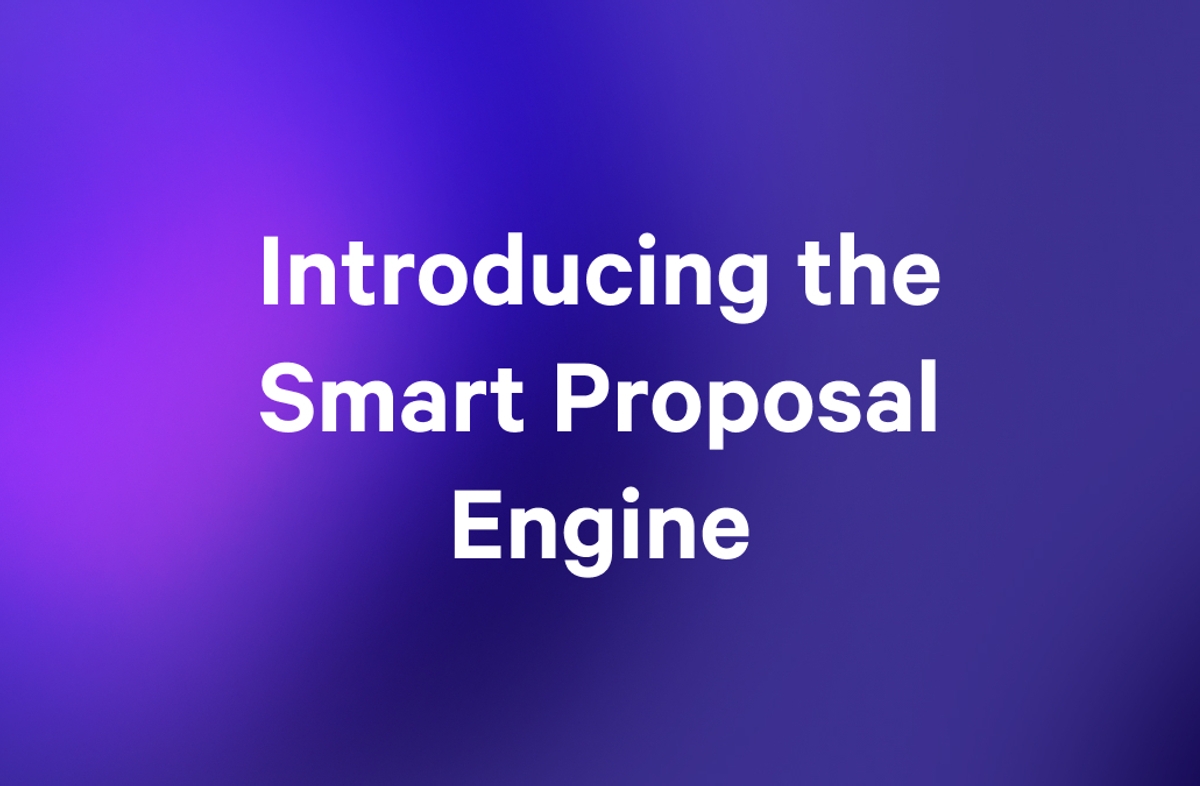 Introducing the Smart Proposal Engine