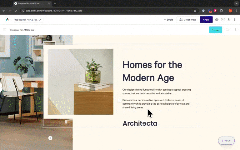 a screenshot of a website for homes for the modern age .