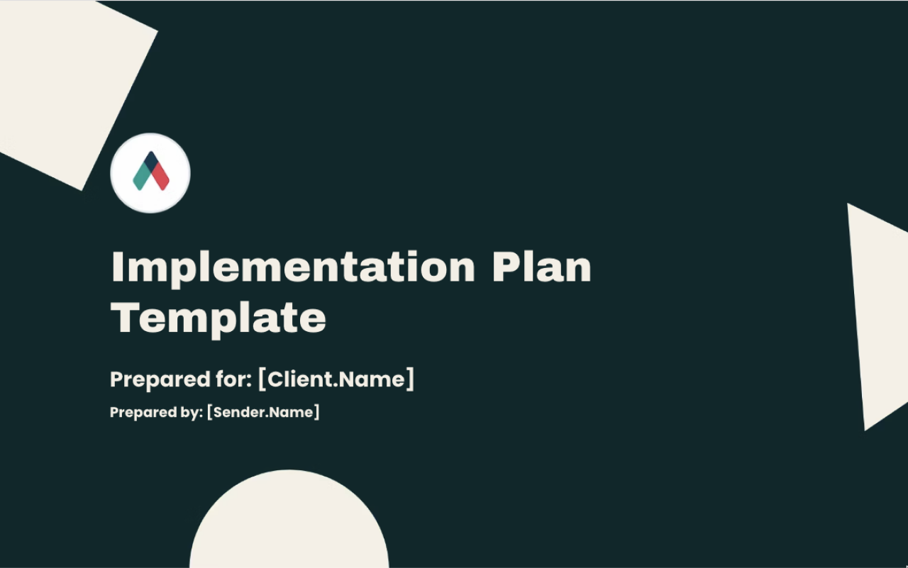 Preview of Implementation Plan Template