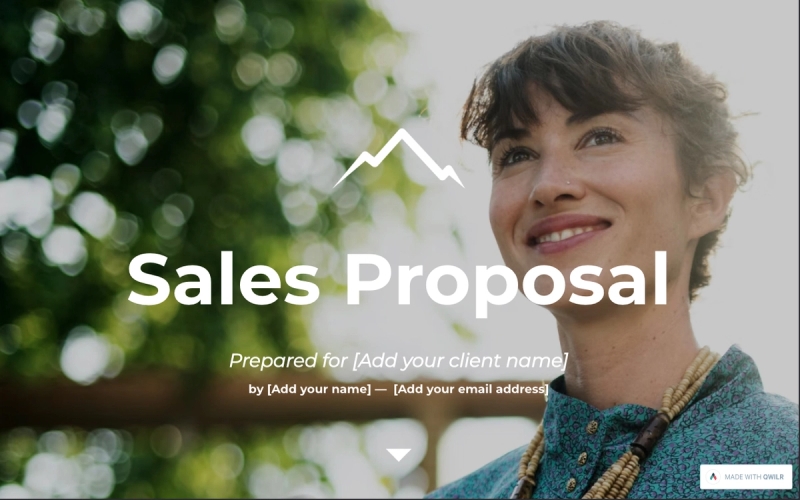Preview of Sales Proposal Template