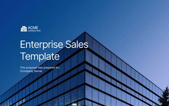 Enterprise Sales Template