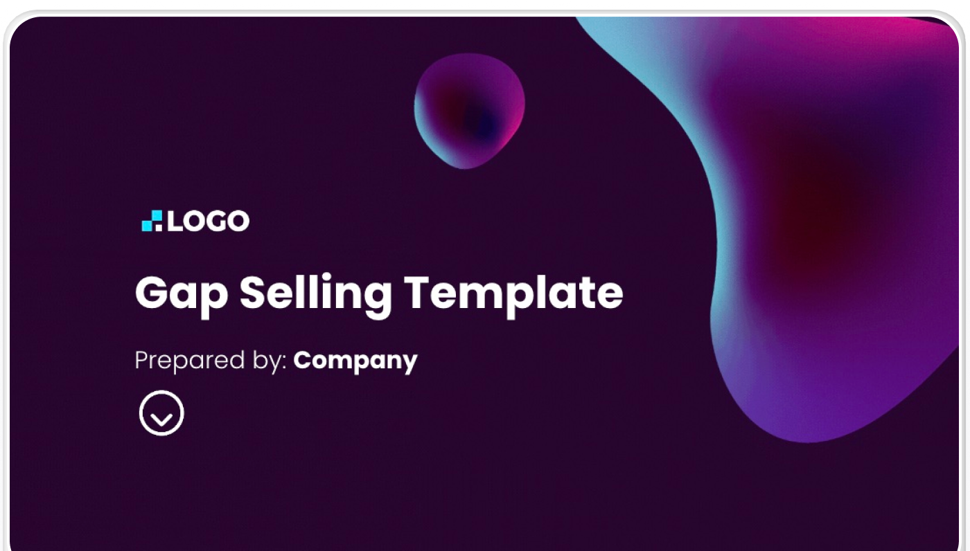 gap-selling proposal template preview image