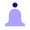 Notification bell icon.