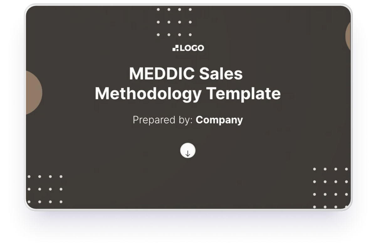 Qualify prospects with precision using our collaborative MEDDIC sales template and close enterprise deals faster