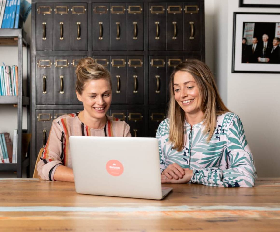 Lucy and Heidi, cofounders of Mentorloop