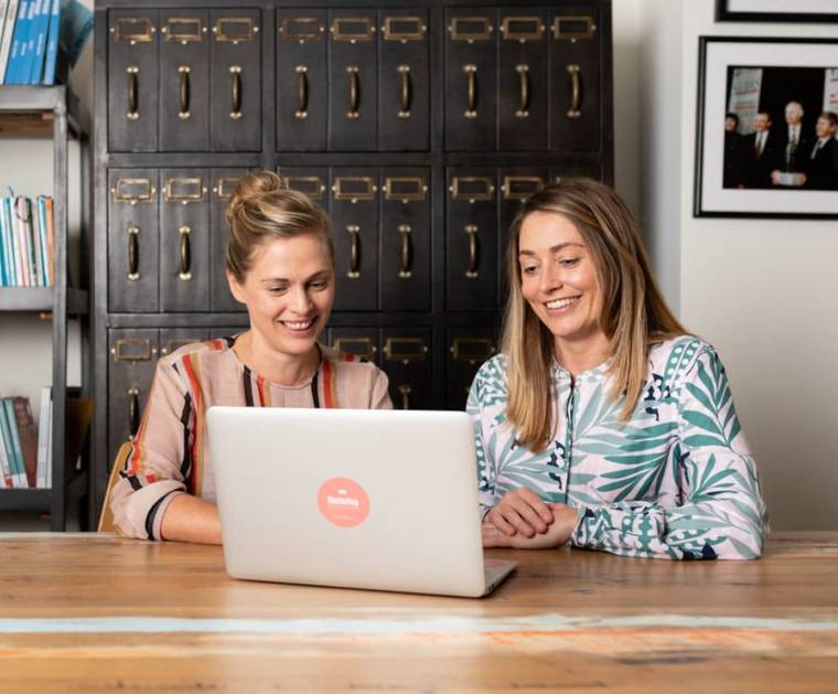 Lucy and Heidi, cofounders of Mentorloop