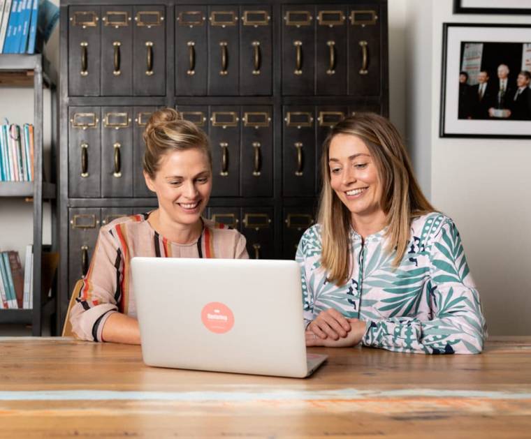 Lucy and Heidi, cofounders of Mentorloop