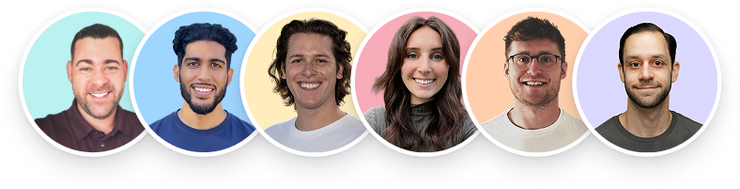 Headshots of Qwilr's sales team